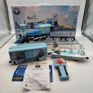 Disney Frozen Lionel Train Battery powered pre-owned Set 7-11940 EUC See Video